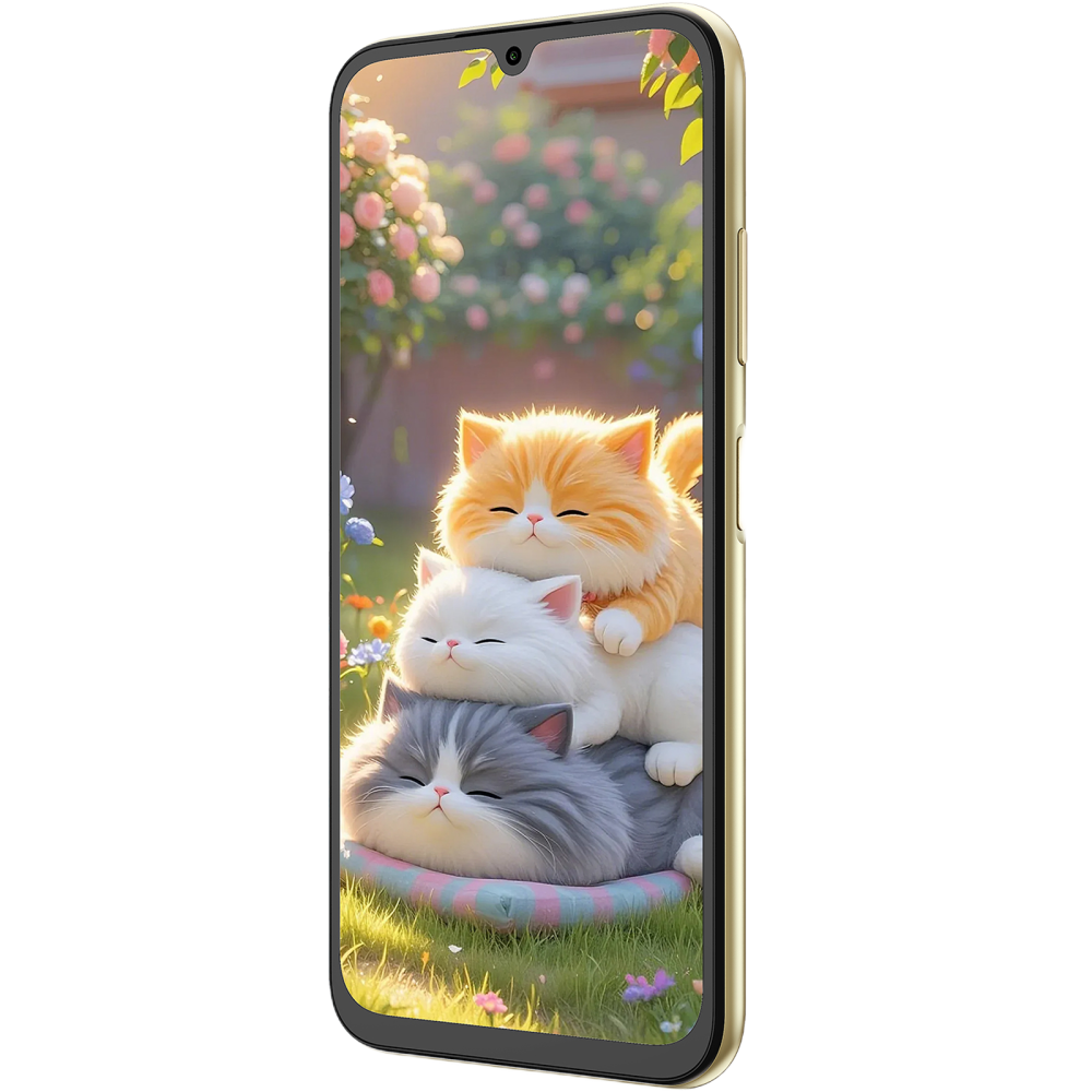 Telefon Fossibot S7, 4G, Dual SIM, 6.9" 120Hz, Octa-Core T615, 4GB RAM, 128GB, Camera 16MP + 8MP, 5000mAh, Android 16, Gold [3]