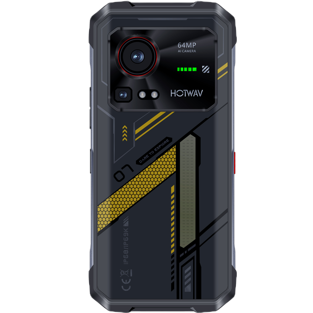 Resigilat Hotwav Hyper 7 Dimensity 7050 5G 256GB NFC RGB Light Yellow [3]