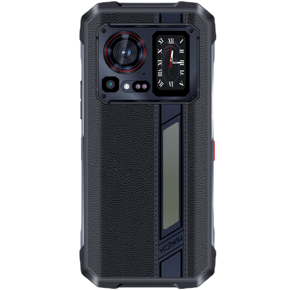 Resealed Hotwav Hyper 7 Pro, Dimensity 7050, 5G, 256GB, NFC, Dual Screen, Leather Black - Copie [4]