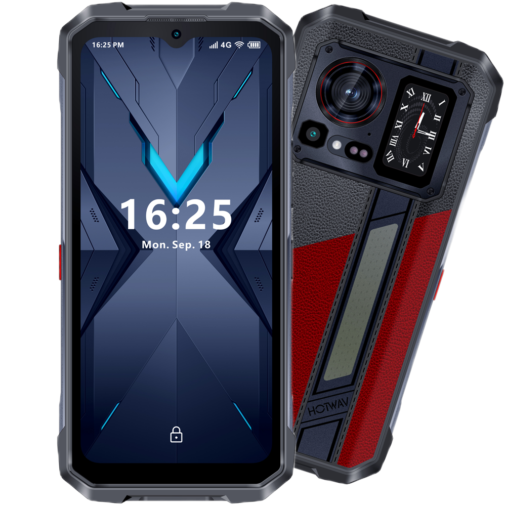 Telefon Hotwav Hyper 7 Pro Dimensity 7050 5G 256GB NFC Dual Screen Magma Red [1]