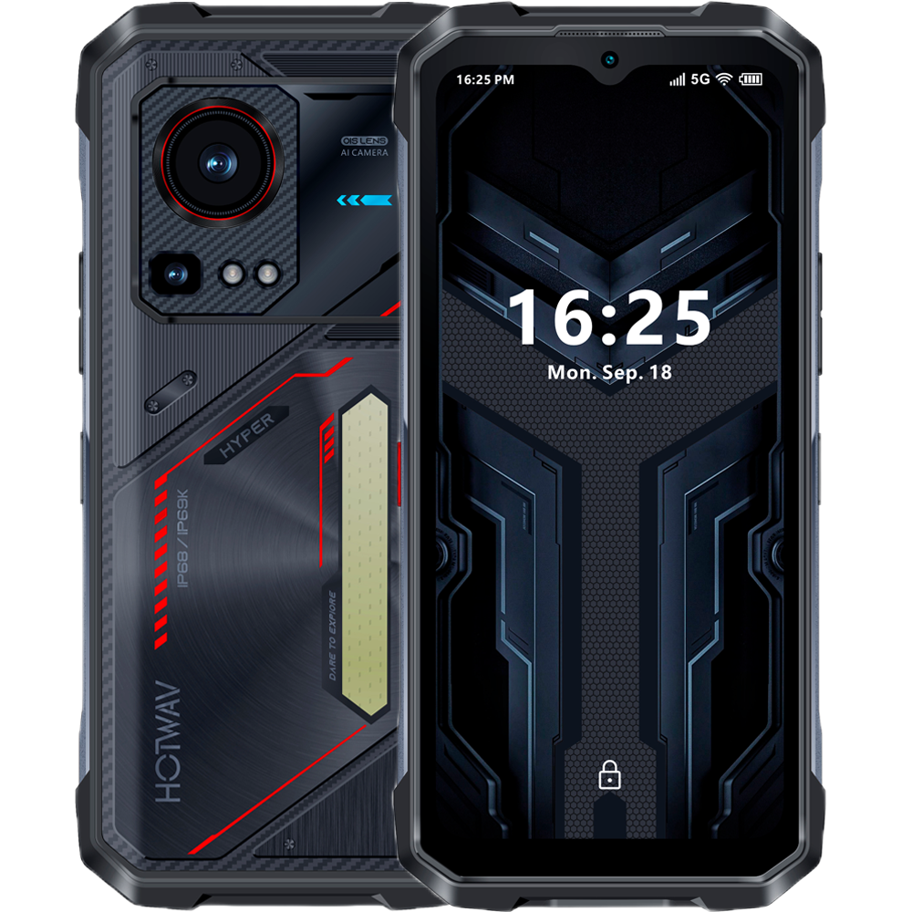 Telefon Hotwav Hyper 7s T8200 5G 256GB NFC RGB Light Android 15 [1]