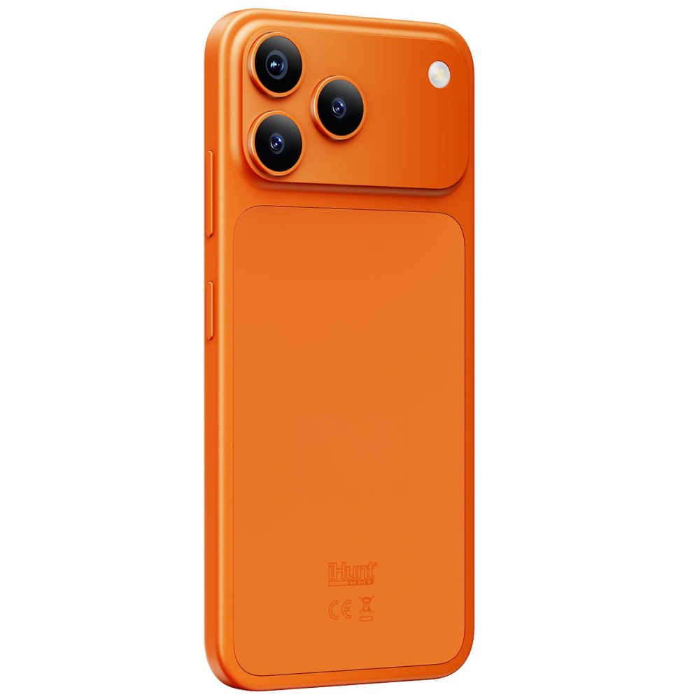 Telefon iHunt MAX Orange, 4G, Dual SIM, Wi-Fi 6, 6.75" HD+ 120Hz, Octa-Core ASR8661, 6GB RAM, 128GB, Senzor Amprenta, 5000mAh, Android 16 [7]