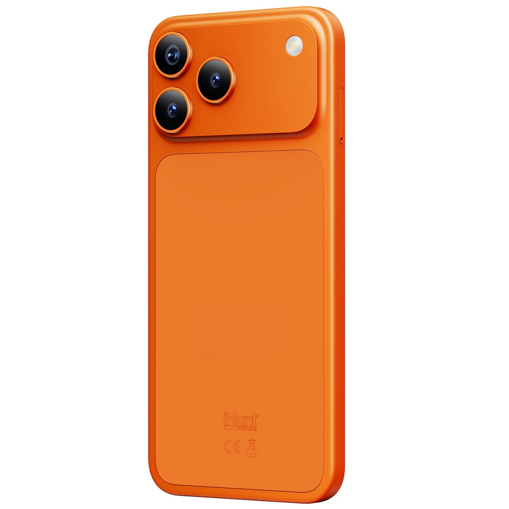 Telefon iHunt MAX Orange, 4G, Dual SIM, Wi-Fi 6, 6.75" HD+ 120Hz, Octa-Core ASR8661, 6GB RAM, 128GB, Senzor Amprenta, 5000mAh, Android 16 [6]