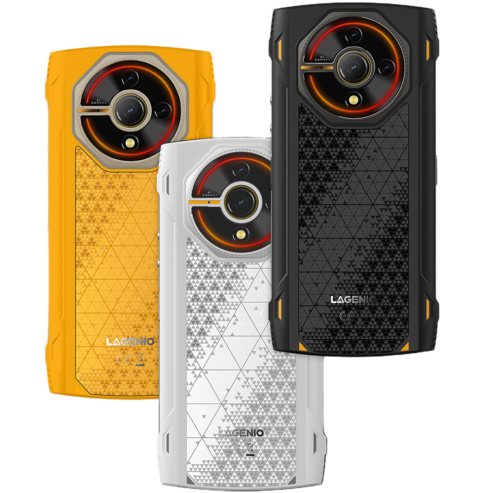 Lagenio Rhino 2 Pro, 4G, Dual SIM, 6.7" 120Hz, Octa-Core T7250, 8GB RAM, 256GB, NFC, Android 15, Orange [4]