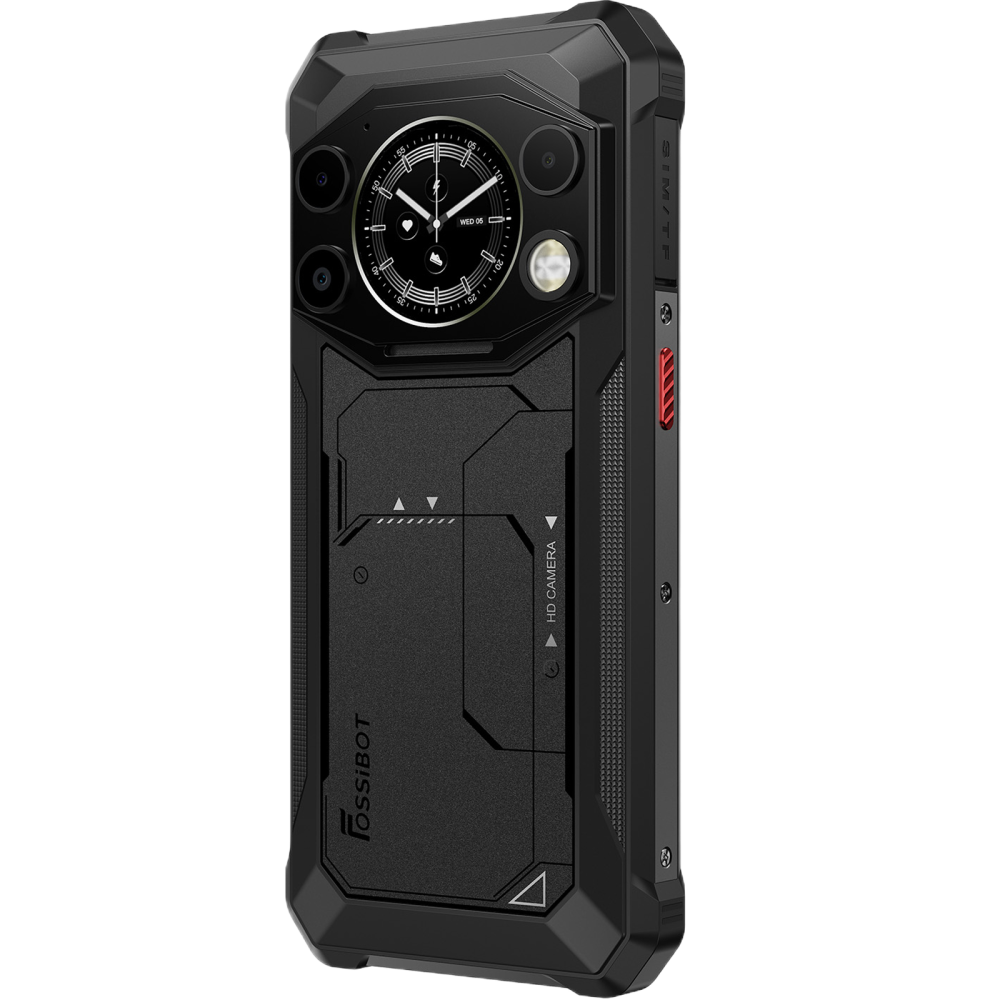 Telefon Fossibot F117, 4G, Dual SIM, 6.75" 120Hz, 8-Core T615, 8GB RAM, 256GB,NFC, 10000mAh, Android 15, Black [5]