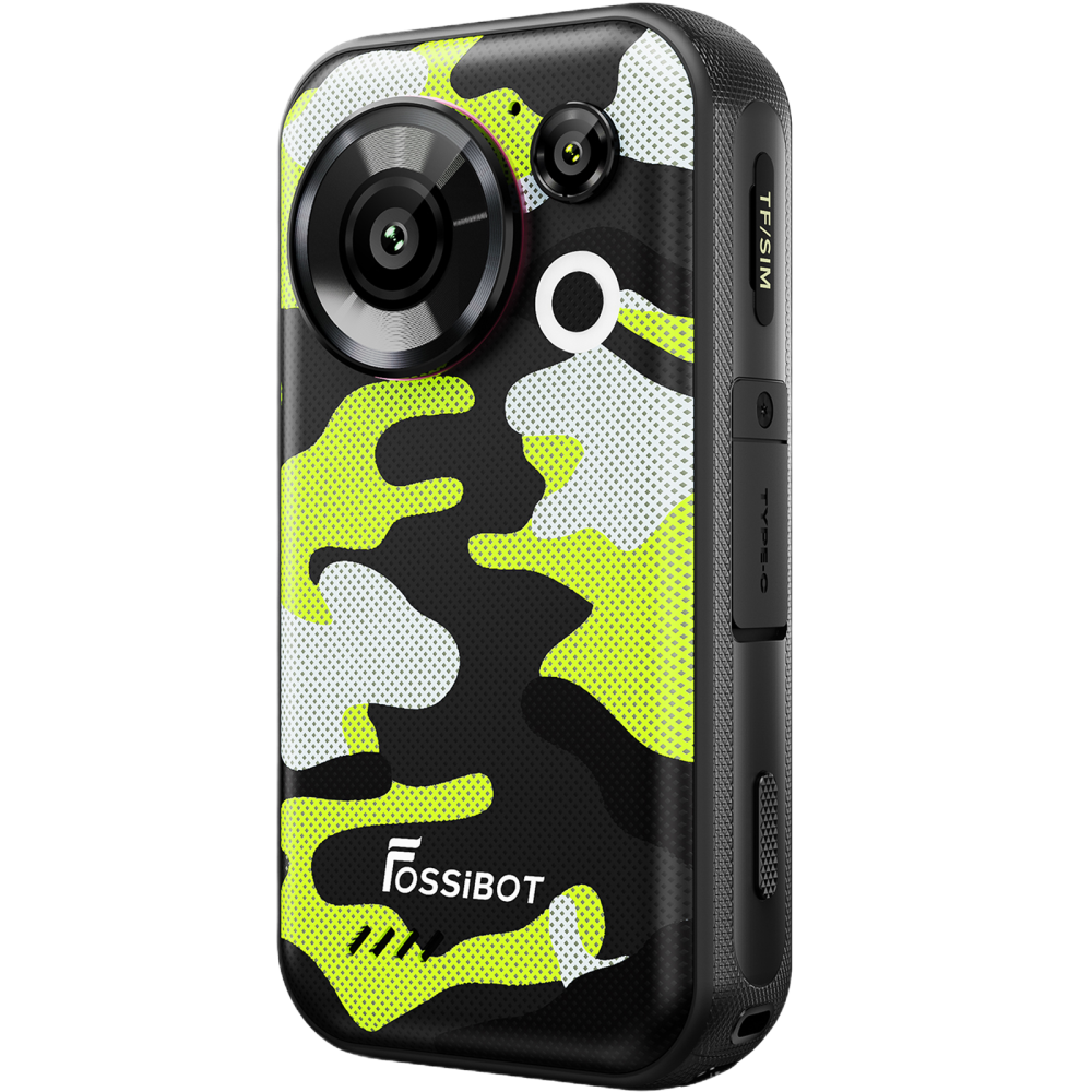 Fossibot F116 Pro Action Camera 4K Ultra-Wide, 5G, Dual SIM, 4" 120Hz, Dimensity 7300, 12GB RAM, 256GB, 50MP Optical Image Stabilization, NFC, 3600mAh, Android 16, Green [6]