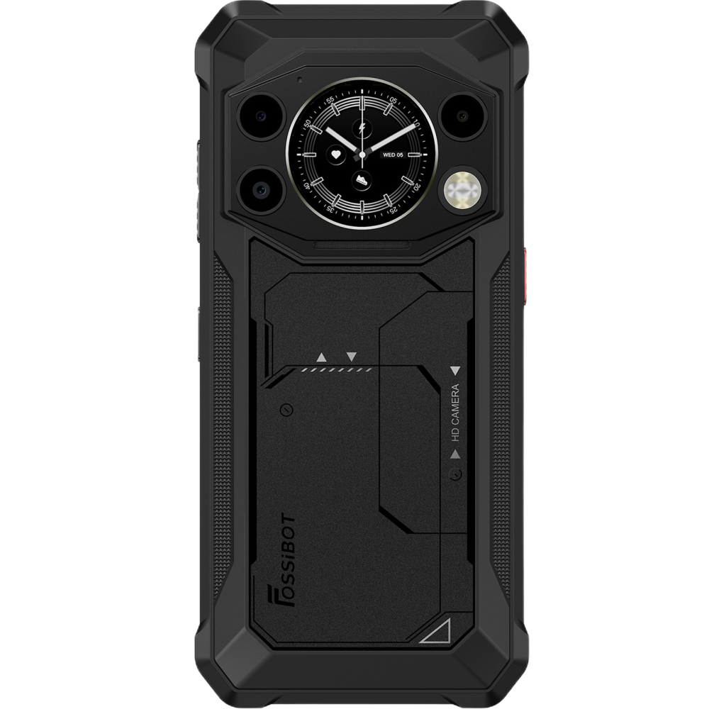 Telefon Fossibot F117, 4G, Dual SIM, 6.75" 120Hz, 8-Core T615, 8GB RAM, 256GB,NFC, 10000mAh, Android 15, Black [7]