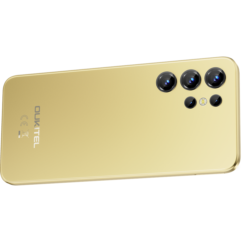 Telefon Oukitel C1 (2025), 4G, IPS 6.56-inch 90Hz, 16GB RAM / 128GB, 5150mAh, Android 15, Gold [13]
