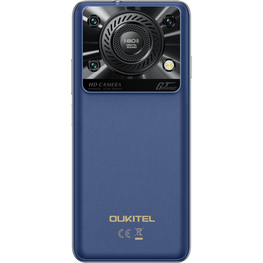 Telefon Oukitel C60 Pro, 4G, Octa-Core, 6.88' HD+ 90Hz, 24GB RAM / 256GB, 8D Sound, 10000mAh, NFC, Android 15, Blue [9]