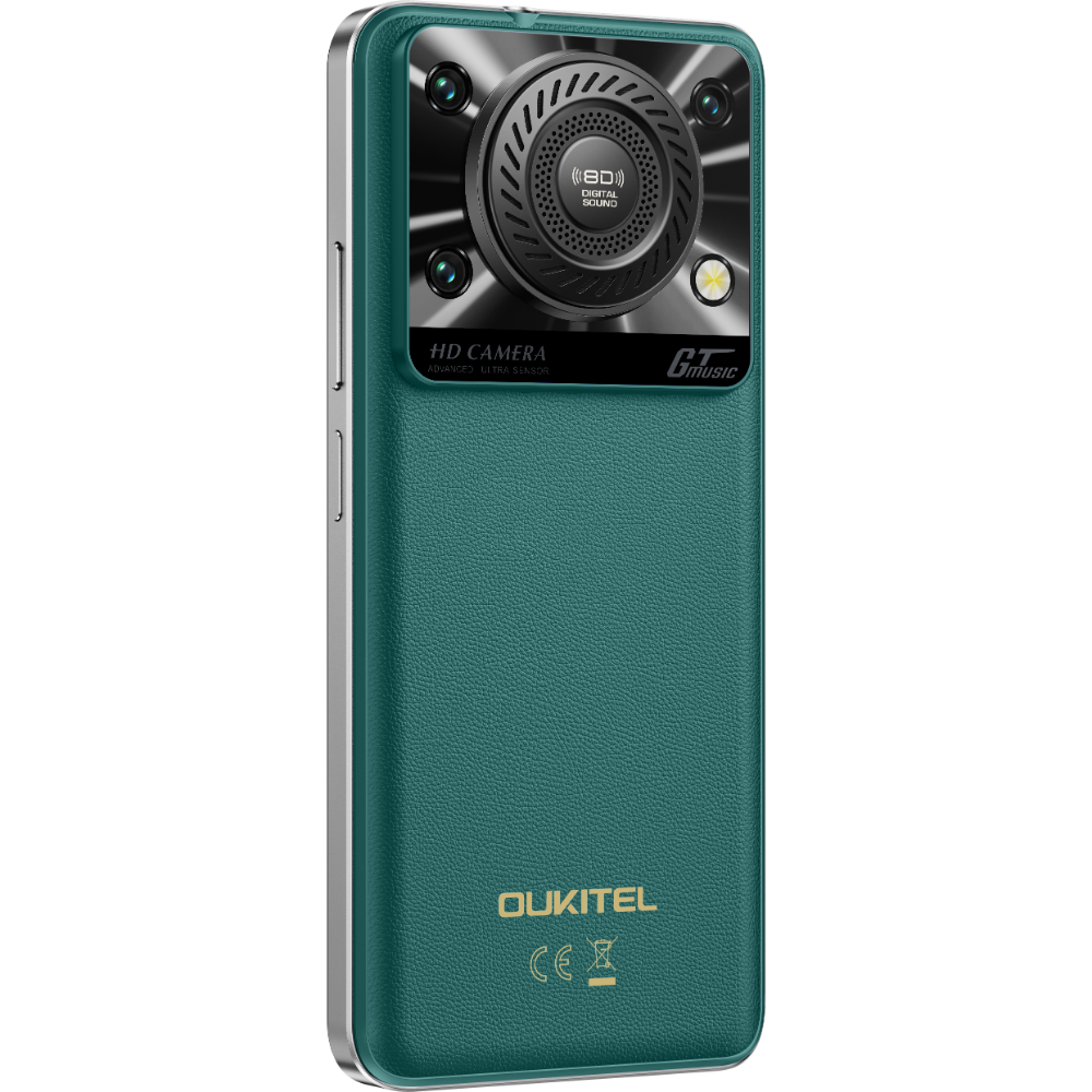Telefon Oukitel C60 Pro, 4G, Octa-Core, 6.88' HD+ 90Hz, 24GB RAM / 256GB, 8D Sound, 10000mAh, NFC, Android 15, Green [5]