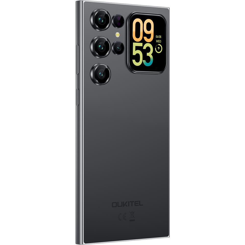 Telefon Oukitel C62, 4G, Octa-Core, Dual Display 6.88' HD+ 90Hz, 20GB RAM/128GB, 5150mAh, Android 15, Black [5]