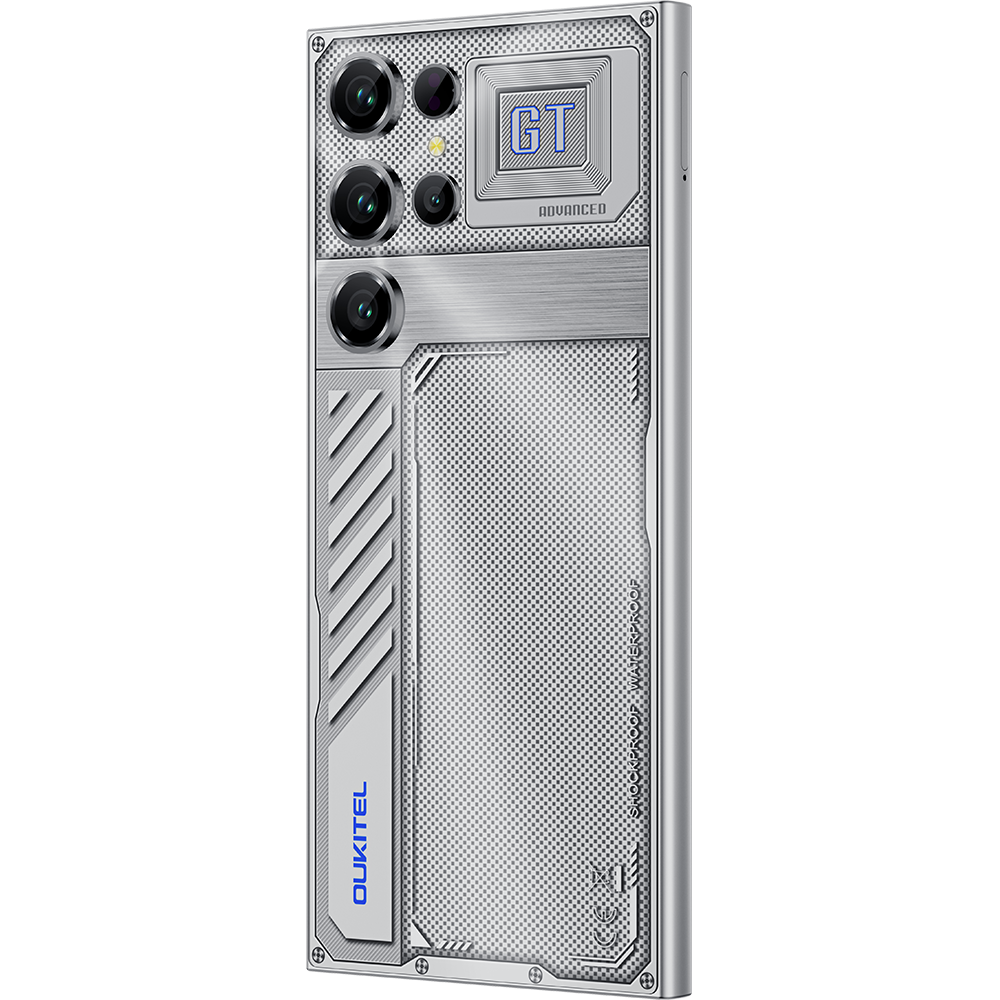 Telefon Oukitel C61 GT, 4G, Octa-Core, 6.88" IPS 90Hz, 16GB RAM / 128GB, 5150mAh, NFC, Android 15, Silver [8]