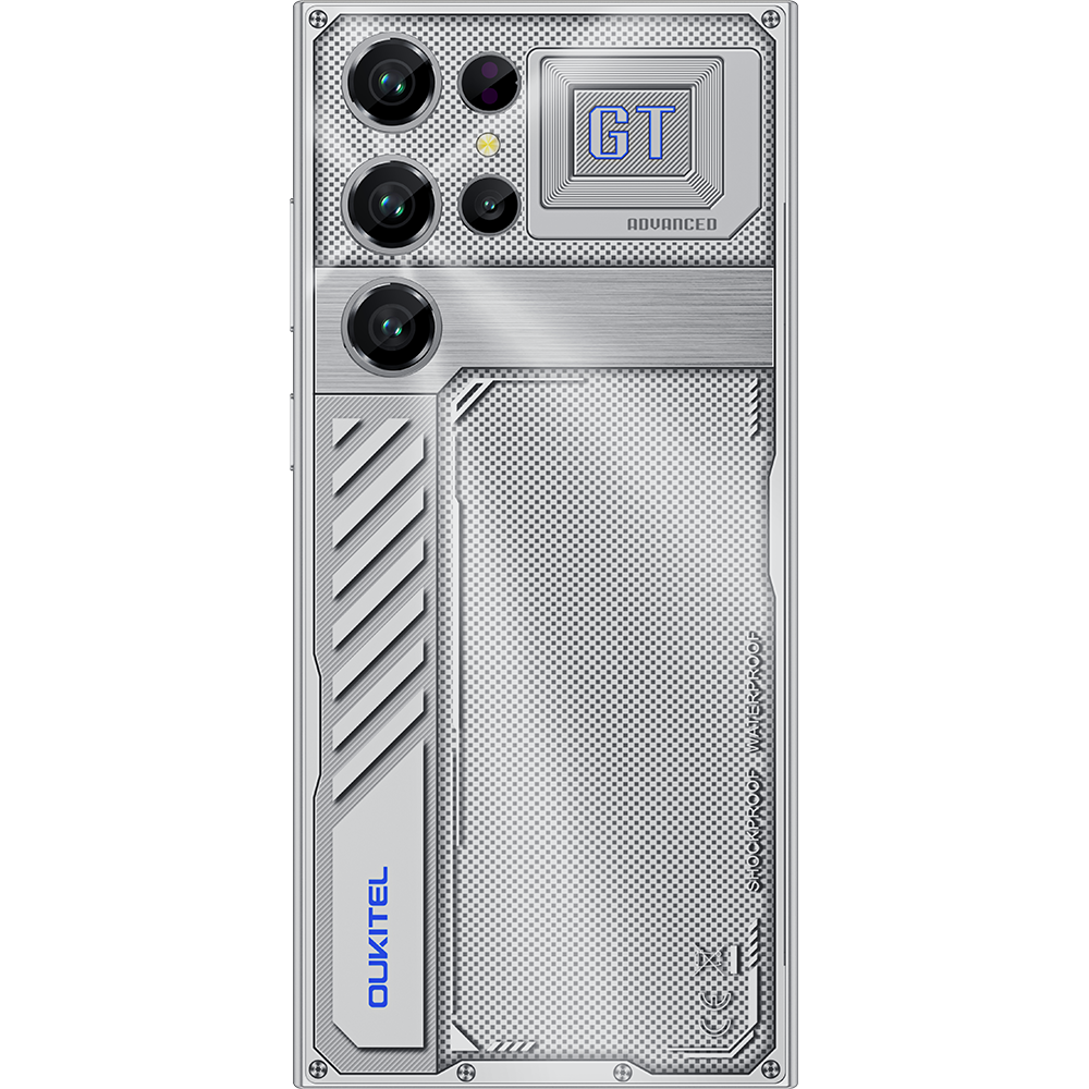 Telefon Oukitel C61 GT, 4G, Octa-Core, 6.88" IPS 90Hz, 16GB RAM / 128GB, 5150mAh, NFC, Android 15, Silver [7]