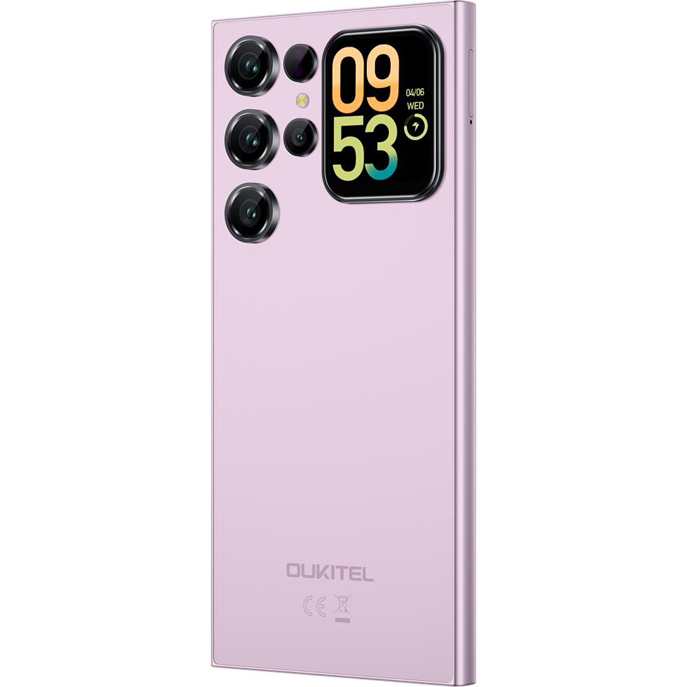Telefon Oukitel C62, 4G, Octa-Core, Dual Display 6.88' HD+ 90Hz, 20GB RAM/128GB, 5150mAh, Android 15, Pink [7]