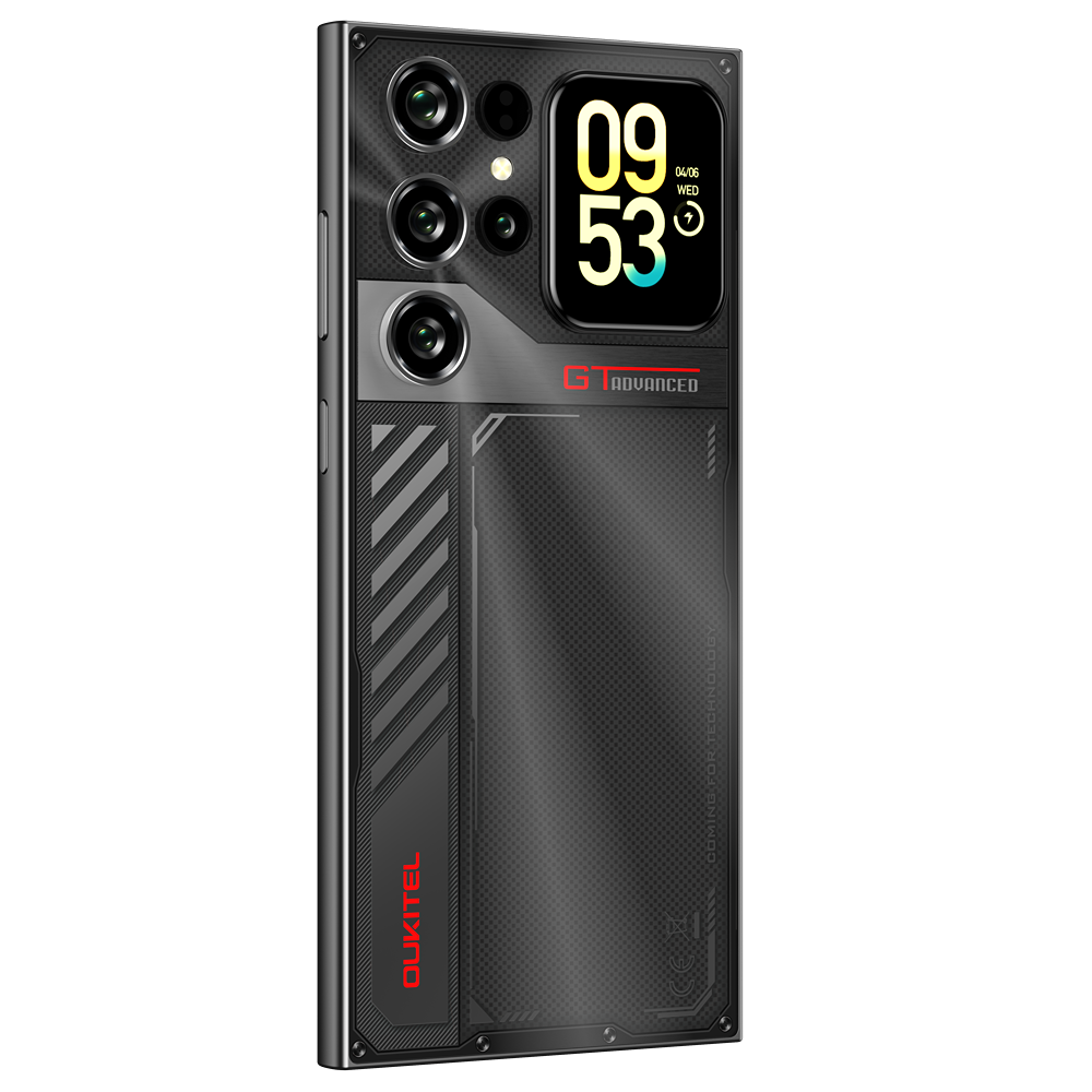 Telefon Oukitel C62 GT, 4G, Dual SIM, 6.88" 90Hz + 1.81-inch, Octa-Core, 128GB, 5150mAh, Android 16, Black [11]
