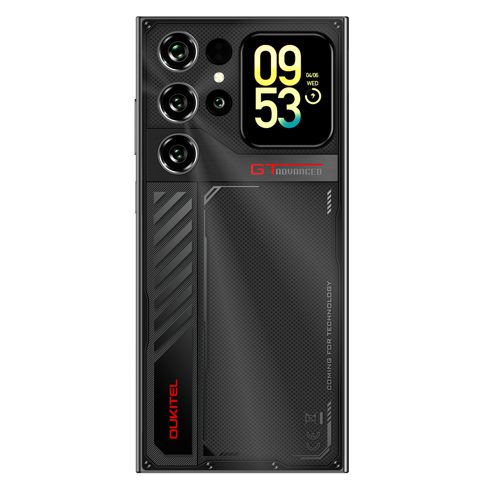 Telefon Oukitel C62 GT, 4G, Dual SIM, 6.88" 90Hz + 1.81-inch, Octa-Core, 128GB, 5150mAh, Android 16, Black [12]