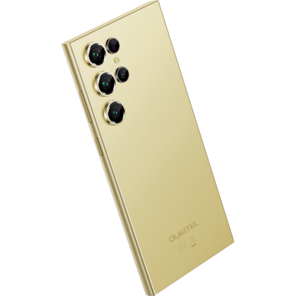 Telefon Oukitel C61, 4G, Octa-Core, 6.88' HD+ 90Hz, 16GB RAM 128GB, NFC, 5150mAh, Android 15, Gold [15]