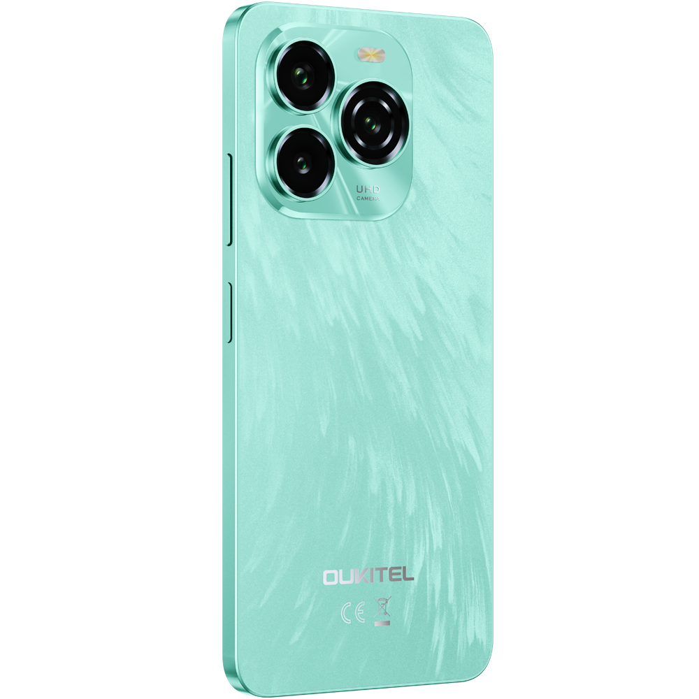 Telefon Oukitel C65, Dual SIM, 4G, Octa-Core, 6.7-inch HD+ 90Hz, 16GB RAM / 128GB, 5150mAh, NFC, Android 15, Green [2]