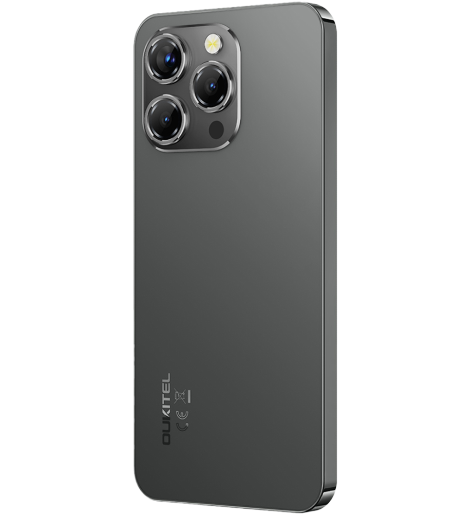 Telefon Oukitel P1, Dual SIM, 4G, 6.7-inch AMOLED FHD+ 120Hz, 24GB RAM / 256GB, 5150mAh, NFC, Android 15, Black [5]