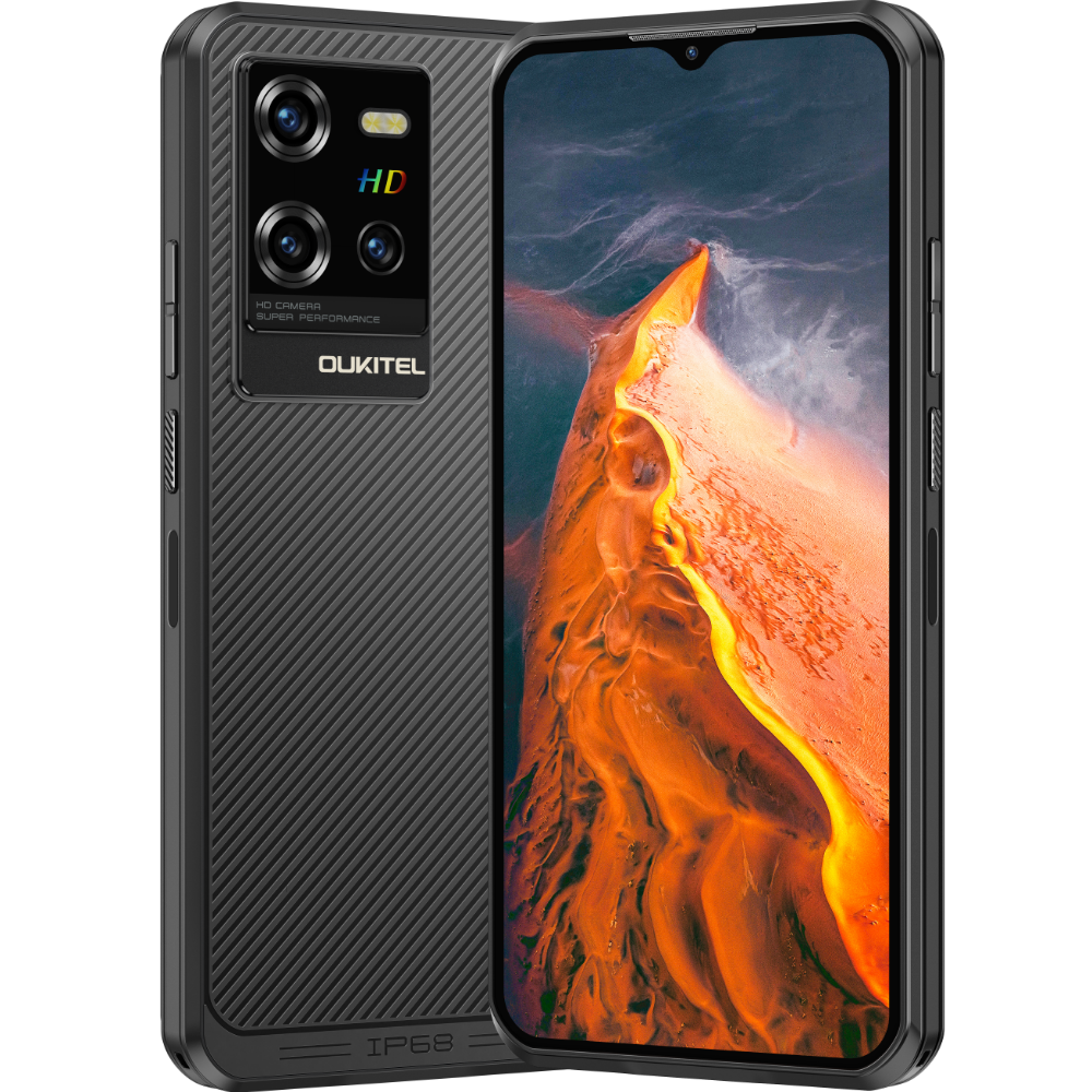 Telefon Oukitel WP50, 5G, Octa-Core Dimensity 6100+, 6.6' HD+, 16GB RAM, 256GB, NFC, IP69/IP69K, Android 14, Black [1]