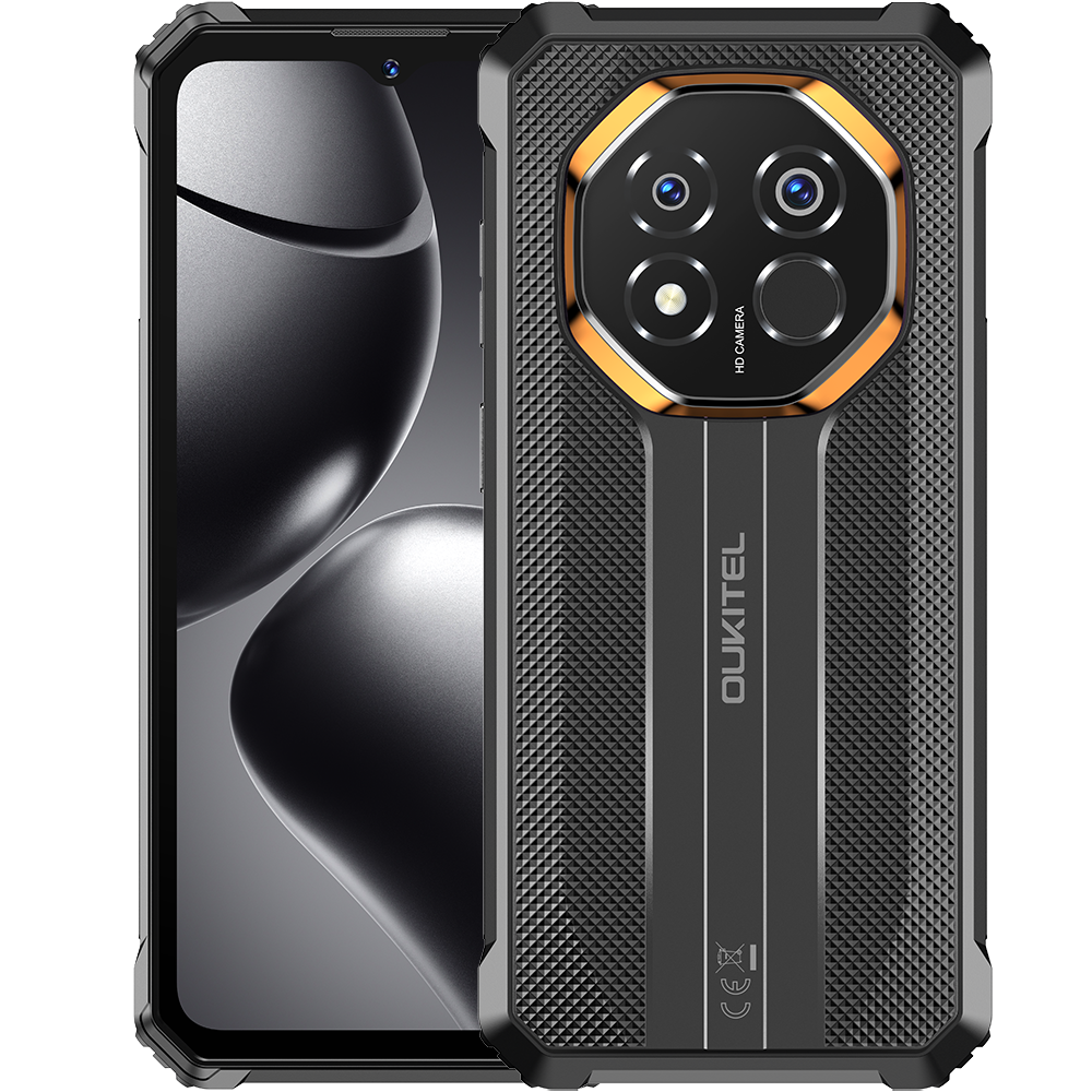 Telefon Oukitel G7, 4G, Dual SIM, 6.52" HD+ 90Hz, Octa-Core T615, 4GB RAM, 64GB, 10600mAh, Android 16, Black [2]