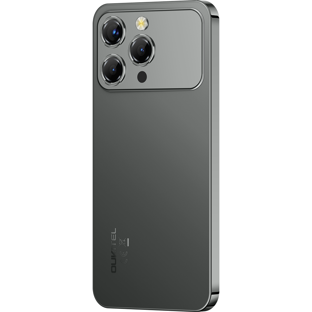 Telefon Oukitel P1 Pro, 4G, 6.7' AMOLED FHD+ 120Hz, 32GB RAM / 512GB, 5150mAh, NFC, Android 15, Black [5]