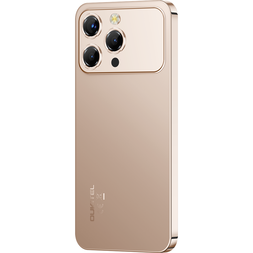 Telefon Oukitel P1 Pro, 4G, 6.7' AMOLED FHD+ 120Hz, 32GB RAM / 512GB, 5150mAh, NFC, Android 15, Gold [6]