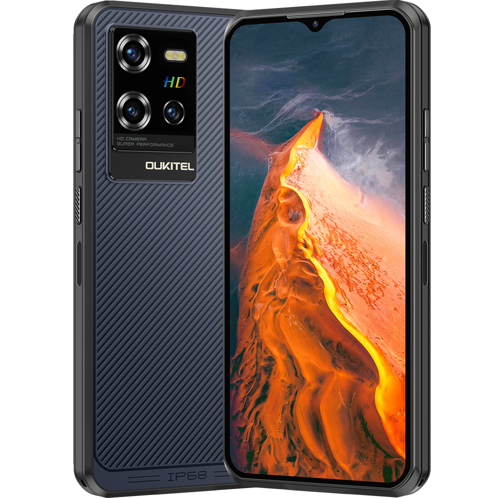 Telefon Oukitel WP50, 5G, Octa-Core Dimensity 6100+, 6.6' HD+, 16GB RAM, 256GB, NFC, IP69/IP69K, Android 14, Blue [1]