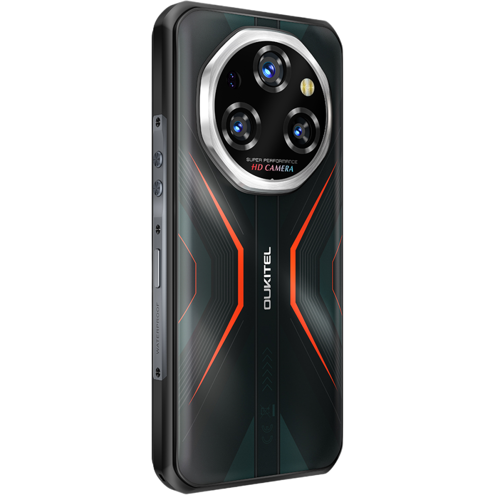 Telefon Oukitel WP55 Pro, 5G, Dual SIM, 6.6" 120Hz, MTK Dimensity 7025, 16GB RAM, 512GB, NFC, Camera 108MP Night Vision, 11000mAh, Android 15, Orange [7]