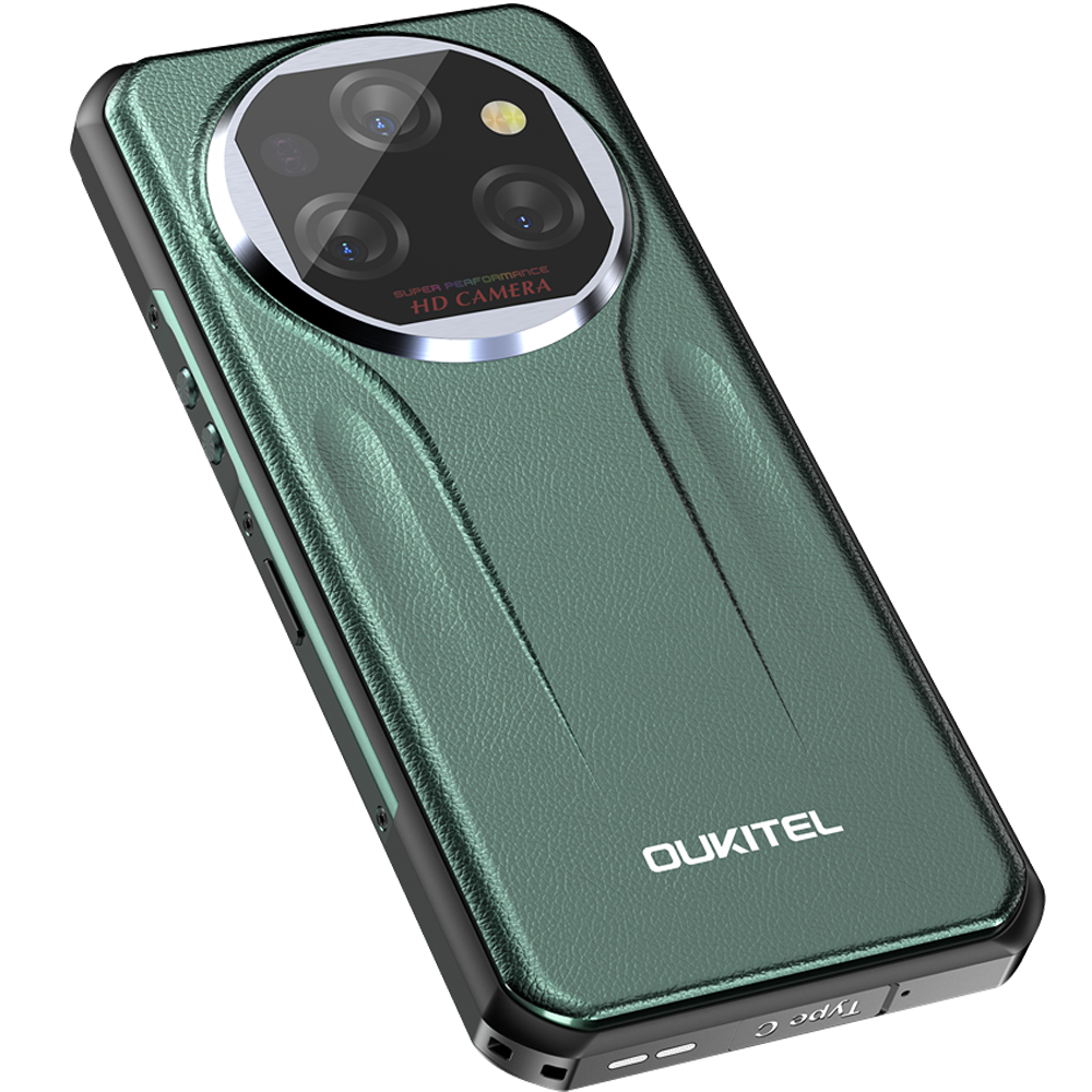 Oukitel WP39 Pro, 5G, Octa-Core, 6.6' 2K IPS, 512GB, 11000mAh, NFC, IP69/IP69K, Android 14, Green [13]