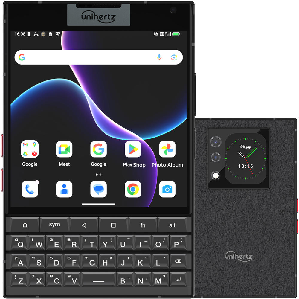 Unihertz Titan 2, 5G, Tastatura QWERTY, Display Touchscreen 4.5" + 2", Dimensity 7300, 12GB RAM, 512GB, NFC, 5050mAh, Android 16 [3]