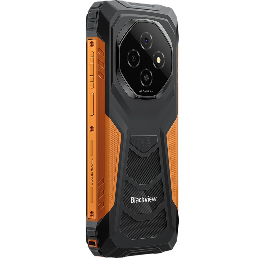 Telefon rugged Blackview FORT 1 4G Dual SIM 6.56" 90Hz HD+ 4GB RAM 128GB NFC 10000mAh Android 15 Orange [6]