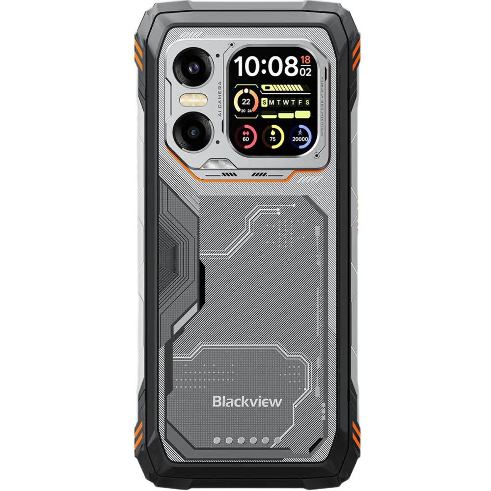 Telefon rugged Blackview Xplore 1 5G Dual SIM 16GB+ 512GB Dual Display 6.78" 2K 120Hz + 2-inch NFC 20000mAh Android 15 Orange [5]