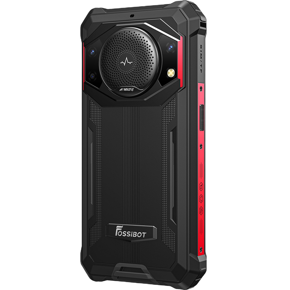 Telefon rugged Fossibot F101P, 4G, 5.45-inch, Helio P22, 4GB RAM, 64GB, 10600mAh, Android 13, Red [3]