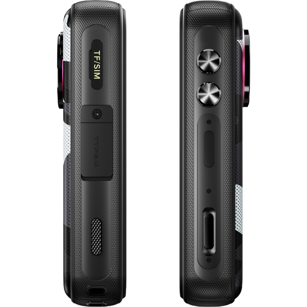 Telefon mini Fossibot F116 Pro cu Action Camera 4K Ultra-Wide, 5G, Dual SIM, 4-inch 120Hz, Dimensity 7300, 12GB RAM, 256GB, Optical Image Stabilization, NFC, 3600mAh, Android 16, Grey [8]