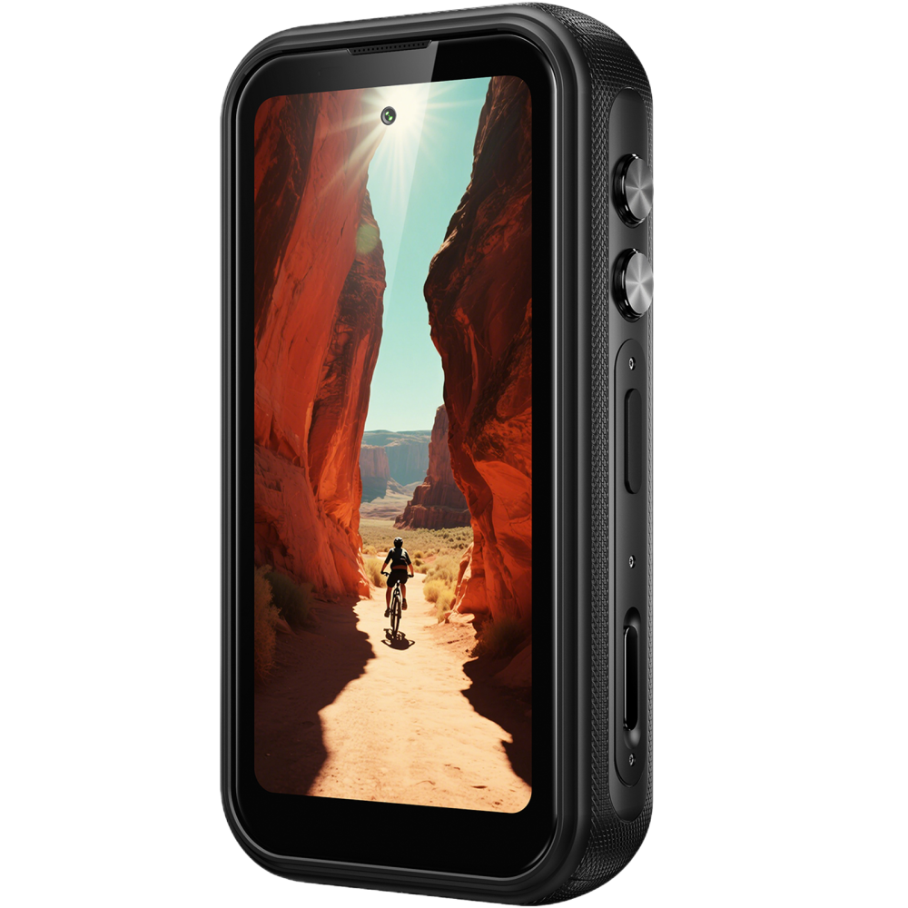 Telefon mini Fossibot F116 Pro cu Action Camera 4K Ultra-Wide, 5G, Dual SIM, 4-inch 120Hz, Dimensity 7300, 12GB RAM, 256GB, Optical Image Stabilization, NFC, 3600mAh, Android 16, Grey [4]