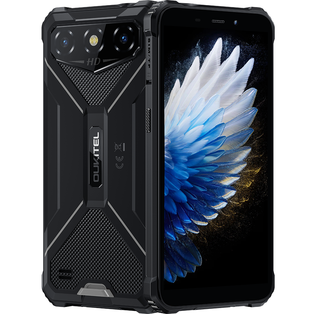 Mobile Phone Oukitel G3, 4G, 6.0" HD+ IPS, Quad-Core, 16GB RAM + 64GB, Radio FM, 6300mAh, Android 14, Black [9]