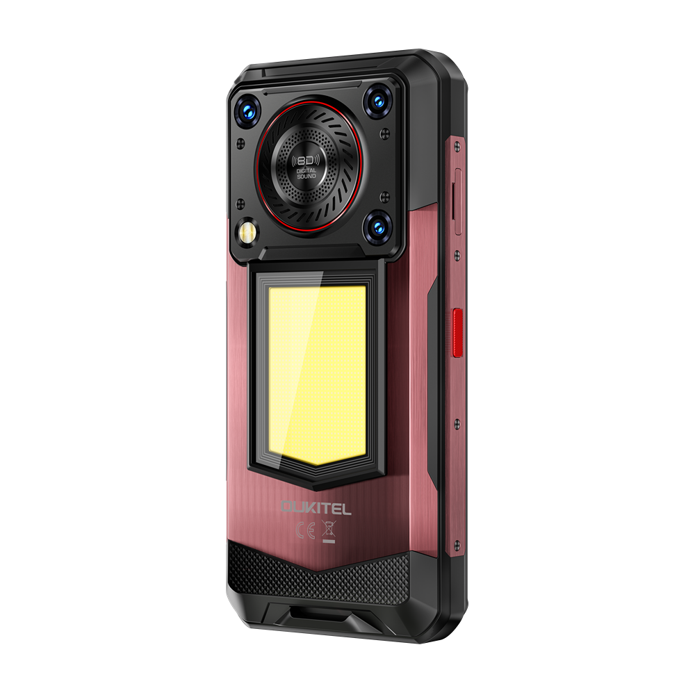 Telefon rugged Oukitel WP56, 5G, 6.8" 120Hz, Dimensity 7050, 8GB RAM, 256GB, NFC, 108MP, 16000mAh, Android 15, Red [7]