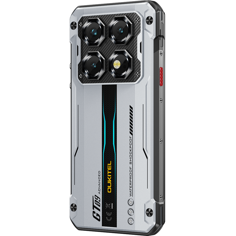 Telefon rugged Oukitel WP60, 5G, 7.2" IPS 120Hz, Dimensity 7025, 8GB RAM, 256GB, NFC, Android 15, Silver [6]