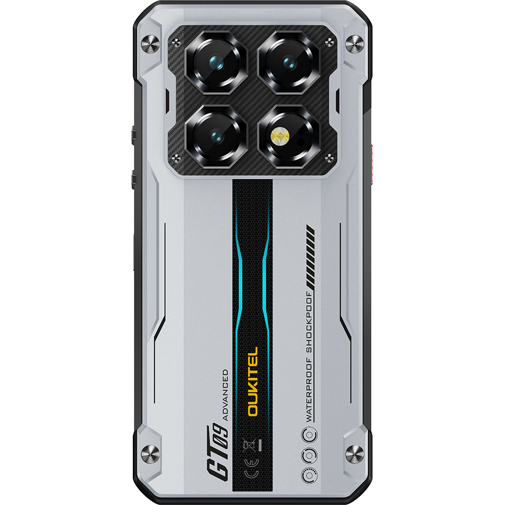 Telefon rugged Oukitel WP60, 5G, 7.2" IPS 120Hz, Dimensity 7025, 8GB RAM, 256GB, NFC, Android 15, Silver [4]