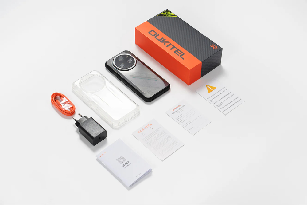 Telefon rugged Oukitel WP62, 5G, 6.6" IPS 120Hz, Dimensity 7025, 12GB RAM, 512GB, NFC, 11000mAh, Android 15, Silver [12]