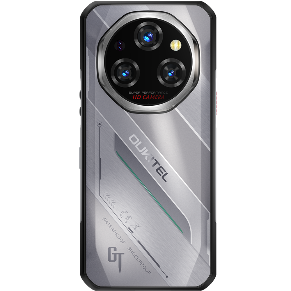 Telefon rugged Oukitel WP62, 5G, 6.6" IPS 120Hz, Dimensity 7025, 12GB RAM, 512GB, NFC, 11000mAh, Android 15, Silver [7]