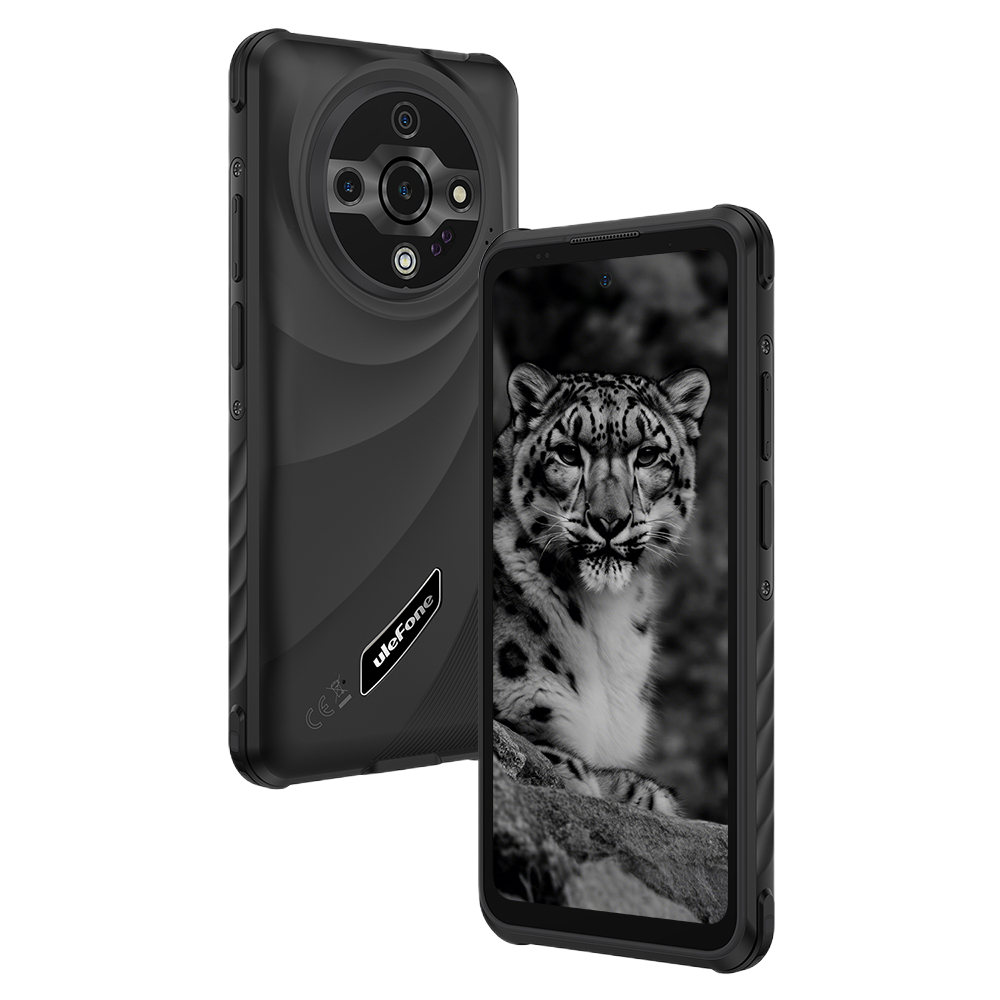 Telefon rugged Ulefone Armor X31, 4G, 6.56" 90Hz, Helio G91, 6GB RAM, 128GB, NFC, Android 14, Black [4]