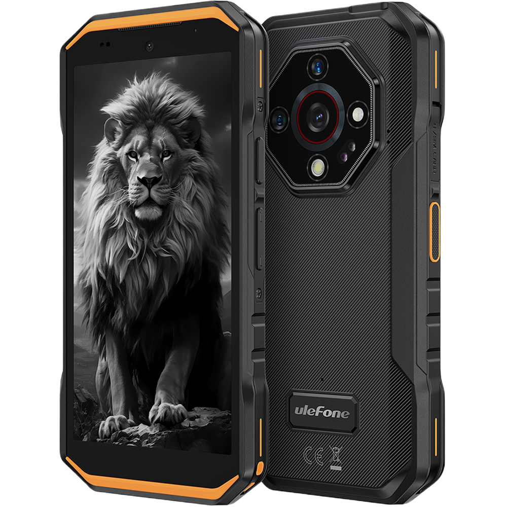Ulefone Armor X32 Pro, 5G, 5.65" 90Hz, 8GB RAM, 256GB, NFC, Android 15, Orange [2]