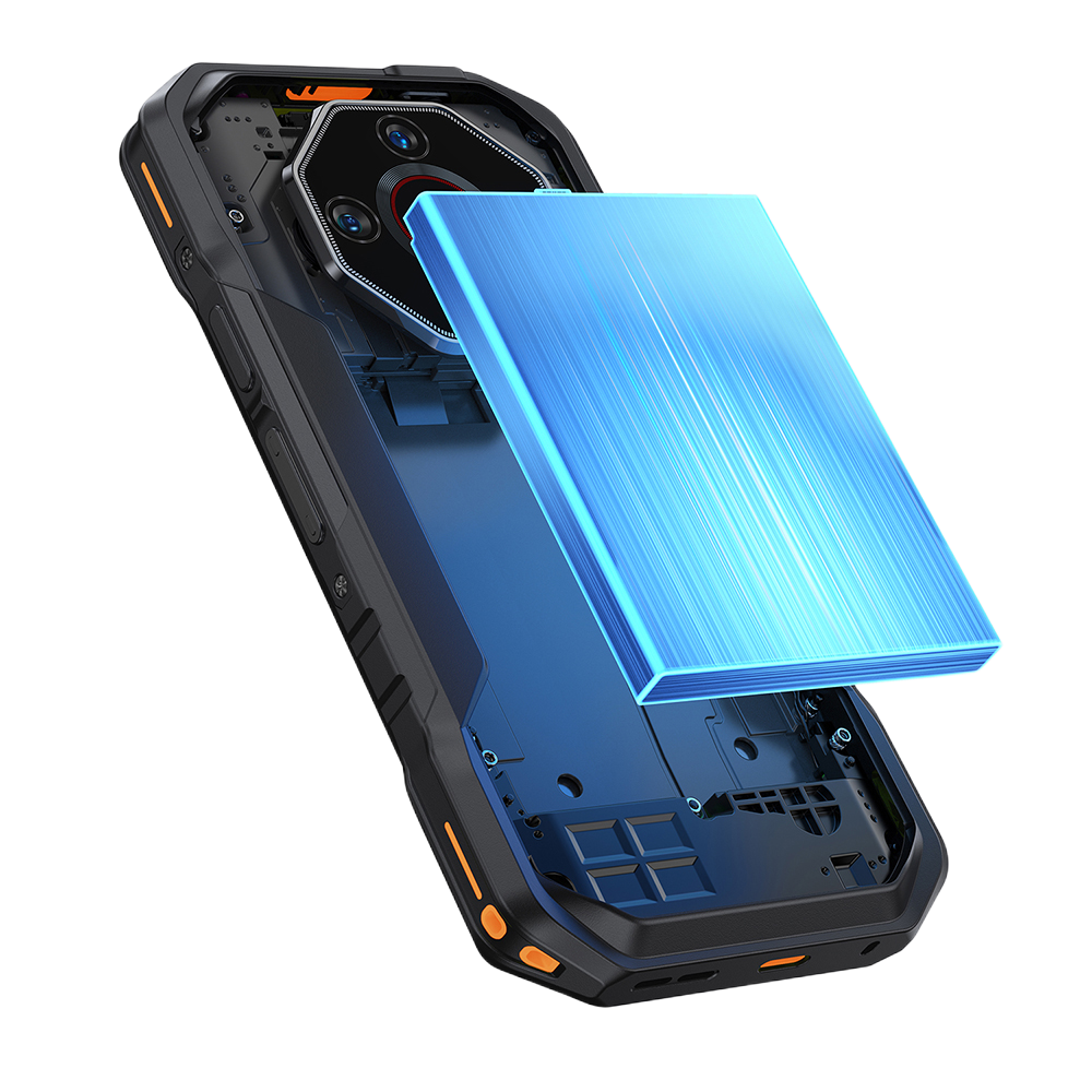 Ulefone Armor X32 Pro, 5G, 5.65" 90Hz, 8GB RAM, 256GB, NFC, Android 15, Orange [17]