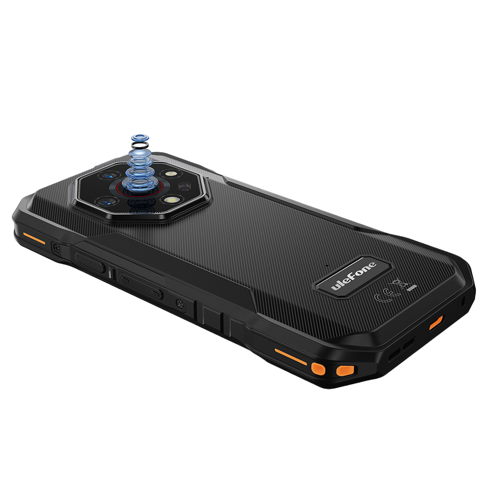 Ulefone Armor X32 Pro, 5G, 5.65" 90Hz, 8GB RAM, 256GB, NFC, Android 15, Orange [19]