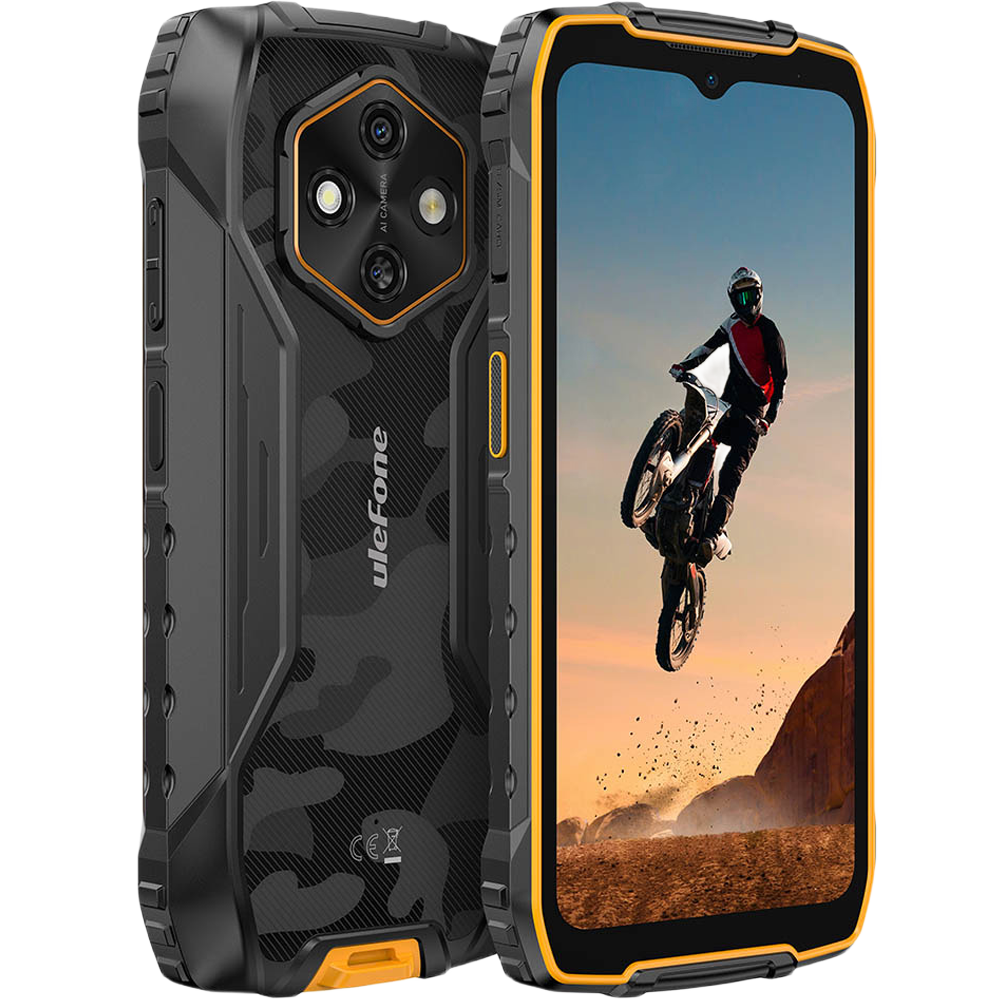 Telefon rugged Ulefone RugKing 4 Pro, 4G, Octa-Core T7250, 8GB RAM, 256GB, 6.56" HD+, NFC, 10000mAh, Android 15, Orange [3]