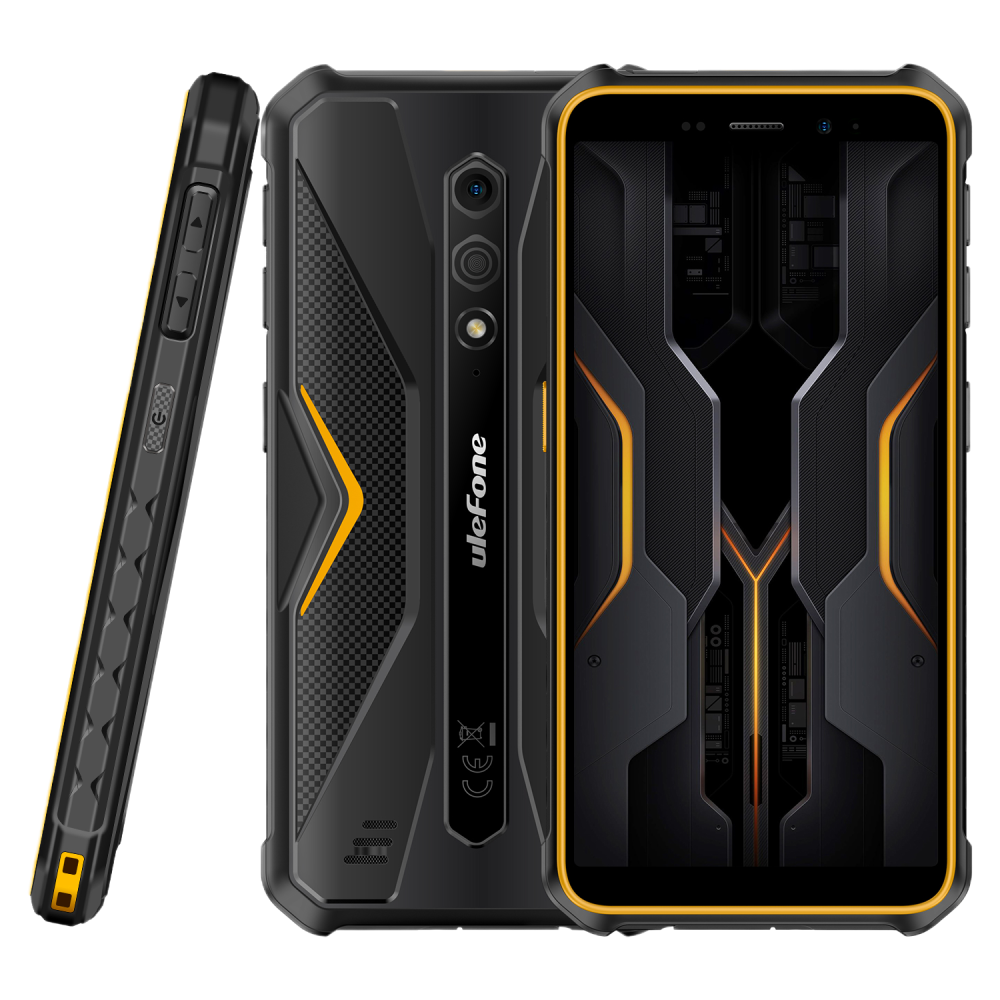 Telefon Ulefone Armor X12 Pro, 4G, Dual SIM 5.45" HD, Octa-Core Helio G36, 4GB RAM, 64GB, NFC, Android 14, Orange [10]