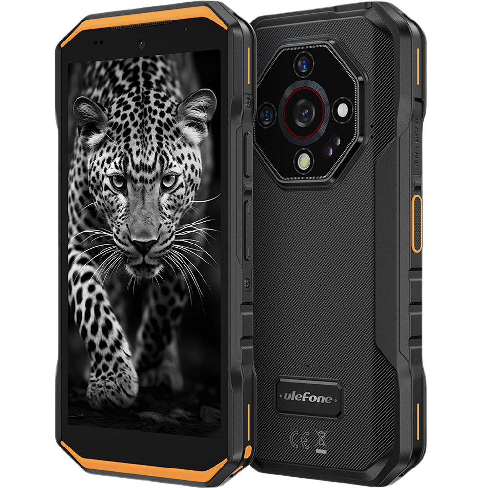 Telefon rugged Ulefone Armor X32, 4G, Helio G91, 5.65" 90Hz, 6GB RAM, 128GB, NFC, Android 15, Orange [2]