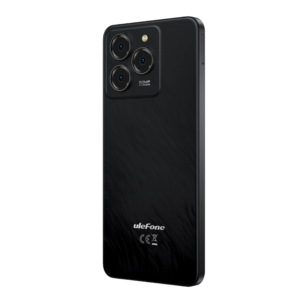 Ulefone Note 20 Pro, 4G, 6.75" HD+ 90Hz, 8-Core T606, 4GB RAM, 256GB, 50MP, 6000mAh, Android 14, Satin Black [13]